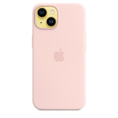 Apple iPhone 14 Plus Silicone Case with MagSafe - Chalk Pink 1:1 (MPT73) r00471117 фото